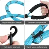 Dog Collars & Leashes 150/180CM Double Handle Walking Rope Nylon Reflective Round Chain Traction Pet SuppliesDog