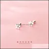 Stud Earrings Jewelry La Monada Flower Studs 925 Sterling Sier Fine Minimalist Beautif Earring For Women Korean 387 B3 Drop Delivery 2021 Td
