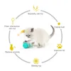 Squeaky Tumbler Toy for Cats Kitten med fågel som kallar Interactive Swing Chasing Cat Toy med Catnip Pet Products Drop 220423
