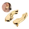 Clip-on & Screw Back Earlobe Ear Cuff Clip On Earrings Without Piercing For Women Men Gold Color Auricle Earings PunkClip-on Farl22