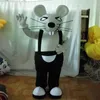 Costume de mascotte de rat de ventilation de haute qualité d'Halloween, personnage de thème animé, personnage de carnaval de Noël, costumes fantaisie pour adultes