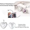 Women Girls Locket Necklace Photo Lockets that Hold Picture,Personalized Gift Custom Love Heart Image Necklaces