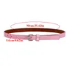 Belts Colorful Children Faux Leather Belt Alloy Pink Buckle Glitter Waist Sequins Solid Color Eyelet Grommet Waistband BeltBelts Fred22