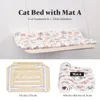 Cat House Hammock Window Bed per gatti Cuscino appeso con coperta Home Pet Nesk Forniture Tappetino per cani Accessori per dormire 220323