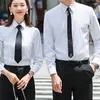 Bow Ties Mens Uniform Solid Color Black Polyester Neck Tie Randig Plaid Jacquard Mönster Formell slips för affärsbröllop AU31 21 Donn22