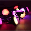 RBG Lawn Light Light String Light 15led Muzyka Synchronizacja aplikacji Bluetooth sterowany 12 V 10M dla krajobrazu ogrodowe dekoracje na świeżym powietrzu Oświetlenie