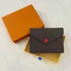 5a Women Wallets Card Holder Designer Classic Leather Short Purse Envelope-stijl Wallet Credit Cardhouders 10 kleuren