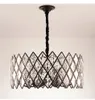 Modern Black Chandelier Lamp for Living Room Bedroom Luxury Kitchen Island LED Crystal Lighting Fixture Indoor Hanging Lamp