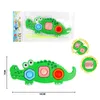 Cartoon Flip Press Bubble Toys Baby Puzzle Early Education Thinking Finger Silicone Toy Bubble C0603G048164046