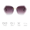 Fashion Sunglasses Frames Polarized Lightweight Rimless Sun Protection Special Glasses For Women Men JAN88Fashion Godd22
