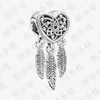 Nuovo s925 argento sterling perline sciolte perline originale fit braccialetto Pandora charms collana animale carino amore cuore fascino gioielli fai da te signore mamma regalo pendente