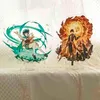Anime Genshin Impact Figura Arataki Itto Gorou Raiden Shogun Acrilico Modello di supporto Piatto Decorazione da scrivania In piedi Segno Fan Regali Nuovo AA220318