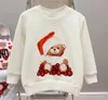 手紙印刷されたMo Boys Girls Seeters Cotten Kids Brand Pullover Cartoon Bear Children2491452