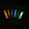 Oil Smoking Glass Burner Pipes Octopus Glow in Dark Luminous Hand Pipe Spoon Burners Bubble Colors Lumous S