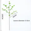장식용 꽃 화환 2pcs 인공 가지 100cm/39 ''녹색 잎 지점 가짜 enkianthus perulatus 단풍 식물을위한