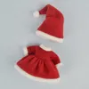 Christmas Clothes For Doll Bjd OB11 16cm Dolls Dress Up Costumes Gifts Girls Children Kids Play House Toys 220505