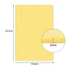 3mm thickness silicone tattoo practice skin 1pc Other Tattoo Supplies beginner secant matte yellow large blank