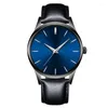Wristwatches Fashione Couple Quartz Watch Men's Leather Business Wristwatch 2022