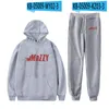 Men's Tracksuits Mozzy Casual Fashion Fall Suit Hoodies Sportswear Hoodie Sweatshirt Pant Two PieceSetMen's