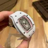 Horloges polshorloge ontwerper vrije tijd gepersonaliseerde witte lip keramische dames horloge mechanische veelzijdige kleine mode -sfeer mooi getij