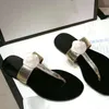 2022 Slippers for Women Designer Gear Non-Slip Bottom Sheepskin Ladies Flip-flops Luxury Fashion Summer Outdoor Leather Sandals Casual Beach Women's Shoes