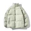 Heren down heren parka's winter jas mannen verdikken warme jas stand kraag kleur parka paar outfit vrouwen mode streetwear 5xl