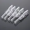 100% Quartz Nails 10mm 14mm 18mm Male Joint Smoking Accessories For Mini Nectar Collector Banger Nail Quartz Tips Dab Straw GQB19