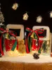 Getos de designer de embrulho de presente Bolsa infantil Conjunto claro Fita de Natal Plástico Plástico presente PVC Navidad Festive Party Suppliesgift