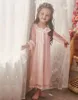 Barn flicka lolita klänning Voile Princess Sleepshirts.Lace långärmad nattklänning.