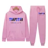 Autumn Tracksuit TrackSstar مطبوع للرجال الرياضي 16 ألوانًا دافئًا 2 قطعة سراويل سروال سروال مقنعين من الرجال والنساء 220607