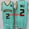 Topkwaliteit 2 Lamelo Bal Jersey City Basketbal Edition Mint Green Blue Luka Doncic Devin Booker Trae Young Giannis AntetokounMpo S-2XL