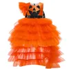 Occasions spéciales Pumpkin Lantern Cosplay Dress Halloween Girls Suit Childre