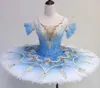 Stage Wear Factory High Quality Custom Size Adult Performance Blue Professional Ballet Tutu