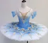 Stage Wear Factory High Quality Custom Size Adult Performance Blue Professional Ballet Tutu