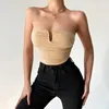 Bustiers Corsets Легкая шелковая блузка, которая протирает грудь, которую женщины носят внутри, возьмите осторожность, машинный грудь короткий отруга