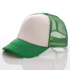 Cappelli da camionista curvi semplici 5 pannelli Cappellini da baseball con visiera parasole in bianco Sport estivi regolabili per adulti Uomo Donna Munqr