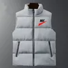 Modemärke Vest Autumn Winter New Men Cotton Vest Jacket Letter Print ärmlös ner Waistcoat Manlig Casual Coat