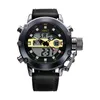 Relojes de pulsera Reloj de cuarzo para hombre Reloj analógico digital LED Pantalla dual EL Luz trasera Militar Ejército Deportes Reloj de pulsera para hombre Reloj 3atm a prueba de agua