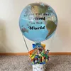 Party Decoration 10pcs 22 -tums transparenta ballonger Globe Out Space Theme Birthday Earth BalloonPartyparty