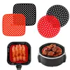 Cookware Parts Silicone Air Fryers Liner Non-Stick Steamer Pad Air Fryer Accessory Kitchen Baking Cooking Utensils roast Paper 20220420 D3