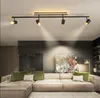 Inomhusbelysning Modern LED taklampa Ljus svart ljuskrona Spotlight för vardagsrum Bedroom Dining Corridor Spot Light Fixtures