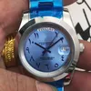 2824 3135 Luxury watch Es n c Date Aaaaa Mens Mechanical Watch Log Light White Blue Arabian Refined Steel Automatic Machine 40mm Rz Swiss
