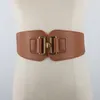 Cinture di moda signore in pelle in pelle larga cintura corsetto elastico decorativo di alta qualità per donne designer di lusso con brandbelts