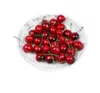 2,5 cm Simulação Cerejas Decorativas Objetos Espuma Material de Cereja Carro De Frutas De Frutas Acessórios
