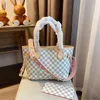 Designer Luxury Handbag Purse L Flower äkta läder Totes Stamp Handväskor stora kapacitet Kassar NB431