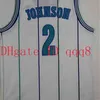 NC01 NCAA 1 Muggsy Bogues 2 Larry Johnson Jersey 33 Alonzo Mourning 33 Grant Hill 11 Murray Thomas 10 Dennis Rodman 100% zszyty koszykówka