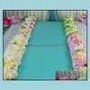 Bruiloft decoraties feestbenodigdheden evenementen bloemen weg lood bloemen lange tafel centerpieces dh319