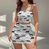 صاخبة 3D Trendy Custom Women مجموعات حبال Tube Top Sexy Sefer Suit for Female Beach Party بالإضافة إلى حجم 4XL Swimsui Dropship 220616