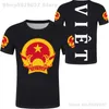 VIET NAM t shirt diy free custom made name number vnm t-shirt nation flag vn vietnam vietnamese country text print po clothes 220702