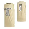 Georgia Tech Yellow Kurtki Koszulki Shaheed Medlock Jersey Khalid Moore Bubba Parham Shembari Phillips Rare Koszykówka Nosi niestandardowe szyte